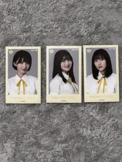 ニアジョイ 福山萌香 藤沢莉子 逢田珠里依 ミニフォト まとめ売り3枚