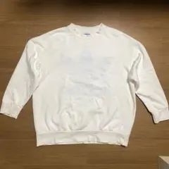 ADIDAS 白 スウェットトレーナー XO 3L ワイドシルエット