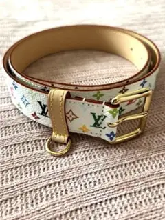 louisvuitton✖︎村上隆☆モフラージュベルト95＆マウスパッドused品 楽天市場】ルイヴィトン 村上隆（ベルト・サスペンダー｜バッグ