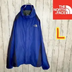 ノースフェイス マウンテンジャケット HYVENT ブルーパープル メンズL相当