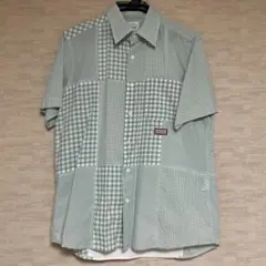 Karl Helmut パッチワーク半袖シャツ