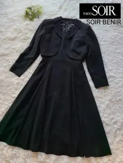 東京ソワール♡SOIR BENIR ブラックフォーマル ワンピース ジャケット