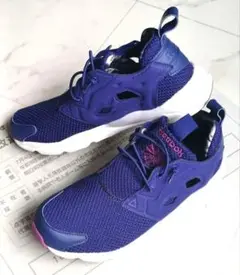Reebok フューリーライト 紫 スニーカー 軽量 24.5cm