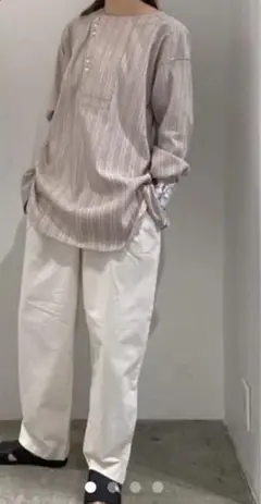 TODAYFUL yarndye stripe shirts