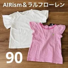 Ralph Lauren AIRism 90 2枚セット　半袖Tシャツ　女の子