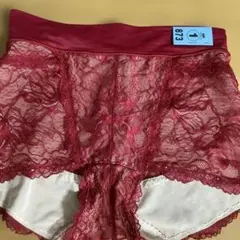 業者クリーニング済　レース ワインレッド 骨盤ガードル Mサイズ