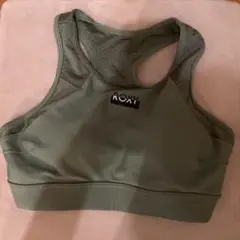 ROXY スポーツブラ オリーブグリーン