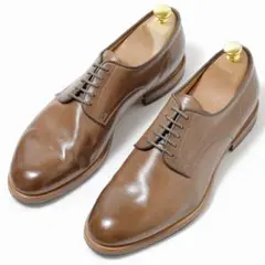 ◆美品 Santoni 外羽根式プレーントゥ 8.5F/27cm
