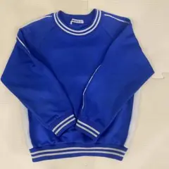 ジャクエツ JAKUETS 体操服　長袖　トレーナー　サイズ120 ブルー　①