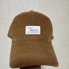 New Era ブラウン コーデュロイ ゴルフキャップ