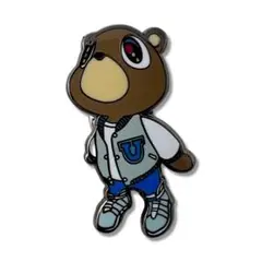 Kanye West Graduation Bear Hat Pin ピンズ