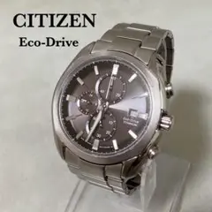 シチズン CITIZEN Eco-Drive クロノグラフ チタン ソーラー