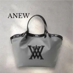 【美品】ANEW アニュー ゴルフバッグ　黒　ボストンバッグ　不織布つき 美品】ANEW アニュー ゴルフバッグ 黒 ボストンバッグ 不織布