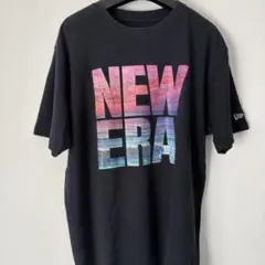 NEW ERA グラデーションロゴ Tシャツ L