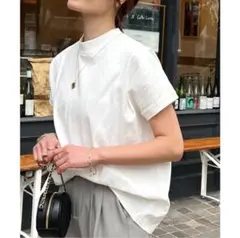 神戸レタス　kobe lettuce モックネック　ハイネック　白　Tシャツ