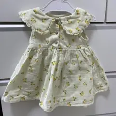ZARA 花柄コットンワンピース 6〜9M