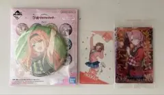 学園アイドルマスター　一番くじ　G賞　キラ缶バッジ　紫雲清夏　カード