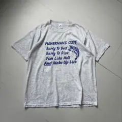 古着　メッセージプリントTシャツ　90s〜　jerzees アメカジ