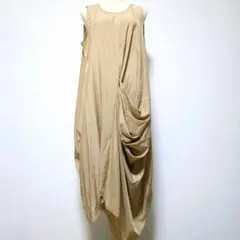 ブージュルード　変形　ノースリーブコクーン　イレギュラー　ドレープワンピ
