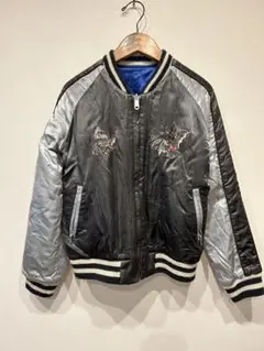 希少　vintage OZONE ROCKS リバーシブル　スカジャン　蛇　龍 希少 vintage OZONE ROCKS リバーシブル スカジャン 蛇 龍