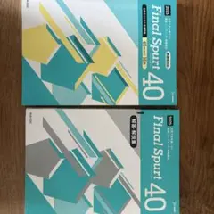 2025FinalSpurt40 大学入学共通テスト英語（リーディング）実践模試