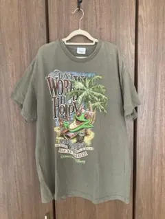 Rainforest Cafe Tシャツ Lサイズ オリーブグリーン