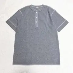 JOE McCOY ジョーマッコイ ヘンリーネックTシャツ L グレー