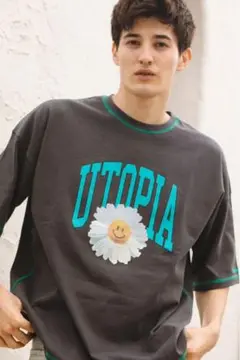 MSB Flower Tee Lサイズ スミクロ