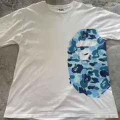 APE青ロゴTシャツ