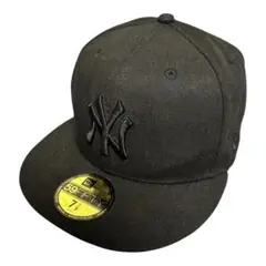 New Era 59FIFTY ブラック キャップ 7 1/8