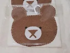 くまのポケットティッシュケースとポーチ