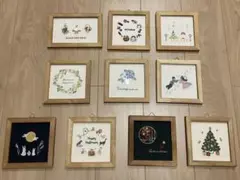 salut! 刺繍アートフレーム 10枚セット