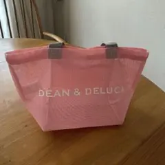 DEAN & DELUCA メッシュトートバッグ ピンク美品