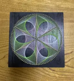 ⭐️糸掛けアート⭐️ 糸掛け曼荼羅 ⭐️ストリングアート⭐️20×20cm⭐️㉓
