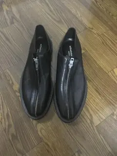 アルフレッドバニスター25ss センタージップレザーシューズ39新品