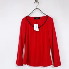 『KOJI WATANABE STYLE』コウジワタナベ(M)長袖ブラウス 赤