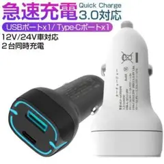 急速充電器 USB Type-C 2台同時充電