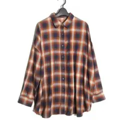 JEANASIS オンブレチェックシャツLS ジーナシス チェックシャツ