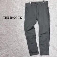 【ザショップTK】スラックス風　ストレートパンツ　カジュアルパンツ　オフィス