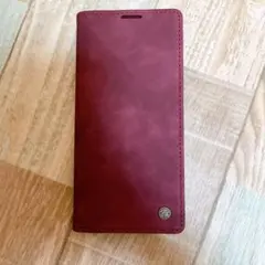 ★google pixel8 pro ケース 手帳型 ワインレッド　ヴィンテージ