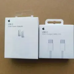 2点セット！Apple純正　USB-C 20Wアダプタと60Wケーブル