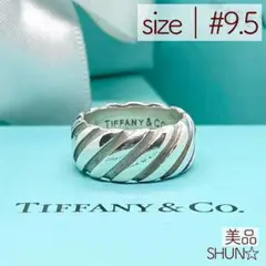 TIFFANYu0026Co. 希少 美品 スパイラル グルーブド リング Ag925
