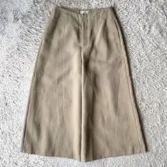 イエナ 美品 IENA ワイドクロップドパンツ 36 ベージュ