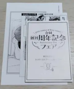 picn comics Bivy comic 合同創刊周年記念フェア
