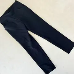 ユーバイウンガロ ストレッチパンツ ウエストゴム スリムシルエット ブラック M
