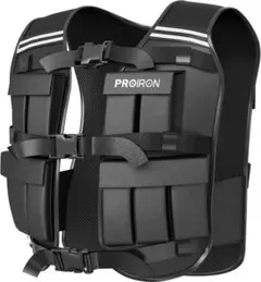 PROIRON ウェイトベスト 加重ベスト 20kg 重量調節可能 水洗い可能