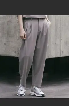 【ATTACHMENT × WYM】LOOSE TAPERED PANTS
