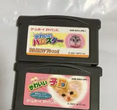 かわいいハムスター　かわいい子猫　アドバンスGBAセット