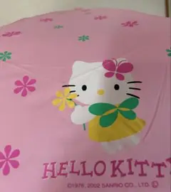 ハローキティ ピンクの折りたたみ傘