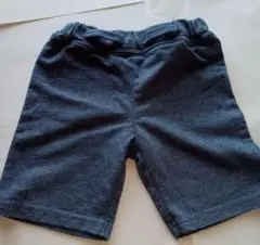 90サイズ ベビーボトム 夏服 ブルー 無地 着やすい